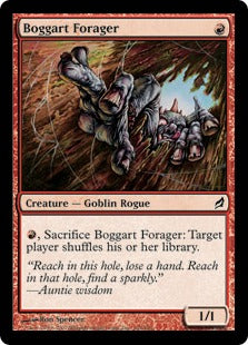 [154]【EN】【FOIL】ボガートの食料隊/Boggart Forager【LRW】[C][赤]