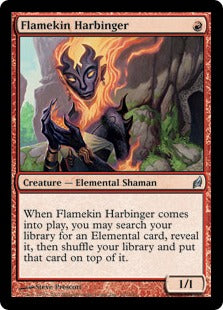 [167]【EN】【FOIL】炎族の先触れ/Flamekin Harbinger【LRW】[U][赤]