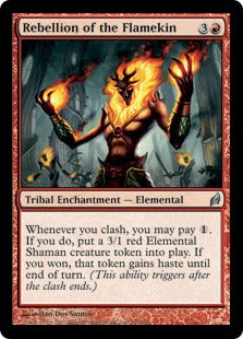 [188]【EN】【FOIL】炎族の反乱/Rebellion of the Flamekin【LRW】[U][赤]