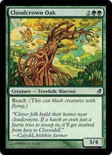 [201]【EN】【FOIL】雲冠の樫/Cloudcrown Oak【LRW】[C][緑]