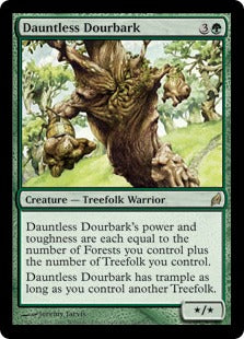 [203]【EN】【FOIL】不屈の頑固皮/Dauntless Dourbark【LRW】[R][緑]