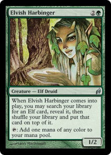 [207]【EN】エルフの先触れ/Elvish Harbinger【LRW】[U][緑]