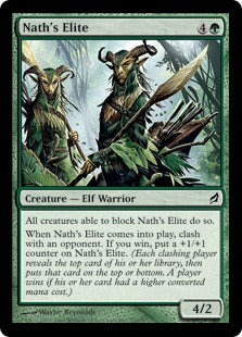 [231]【EN】【FOIL】ナースの精鋭/Nath's Elite【LRW】[C][緑]