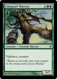 [232]【EN】【FOIL】樫瘤の戦士/Oakgnarl Warrior【LRW】[C][緑]