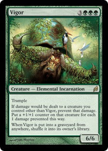[240]【EN】【FOIL】活力/Vigor【LRW】[R][緑]
