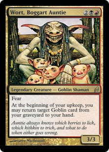 [252]【EN】【FOIL】ボガートの汁婆/Wort, Boggart Auntie【LRW】[R][多色]