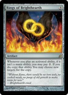 [259]【EN】【FOIL】ブライトハースの指輪/Rings of Brighthearth【LRW】[R][茶]