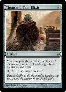 [263]【EN】【FOIL】千年霊薬/Thousand-Year Elixir【LRW】[R][茶]