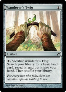 [265]【EN】【FOIL】放浪者の小枝/Wanderer's Twig【LRW】[C][茶]