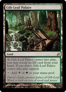 [268]【EN】【FOIL】光り葉の宮殿/Gilt-Leaf Palace【LRW】[R][土地]