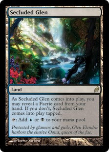 [271]【EN】【FOIL】人里離れた谷間/Secluded Glen【LRW】[R][土地]