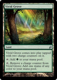 [277]【EN】【FOIL】鮮烈な林/Vivid Grove【LRW】[U][土地]