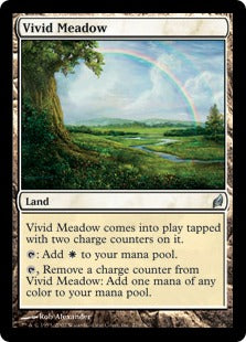 [279]【EN】【FOIL】鮮烈な草地/Vivid Meadow【LRW】[U][土地]