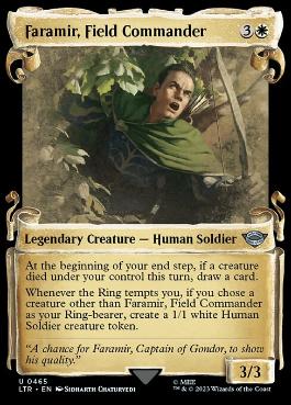 [465]【EN】■ショーケース■野戦指揮官、ファラミア/Faramir, Field Commander【LTR】[U][白]