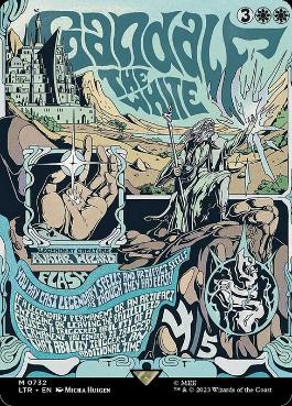 [732]【EN】■ボーダーレス■白のガンダルフ/Gandalf the White【LTR】[M][白]