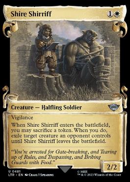 [481]【EN】■ショーケース■ホビット庄の庄察/Shire Shirriff【LTR】[U][白]