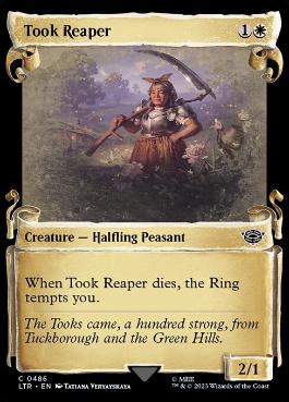 [486]【EN】■ショーケース■トゥック家の収穫人/Took Reaper【LTR】[C][白]