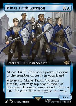 [830]【EN】■拡張アート■Minas Tirith Garrison【LTR】[R][青]
