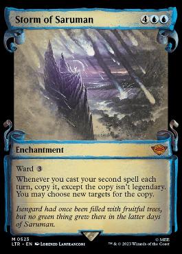 [523]【EN】■ショーケース■サルマンの嵐/Storm of Saruman【LTR】[M][青]