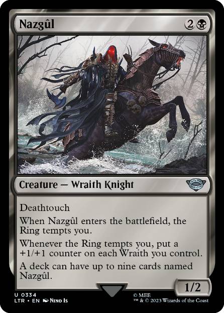 [334]【EN】ナズグル/Nazgûl【LTR】[U][黒]