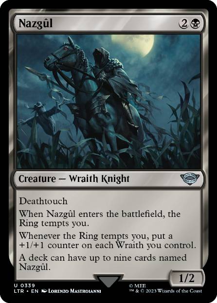 [339]【EN】ナズグル/Nazgûl【LTR】[U][黒]