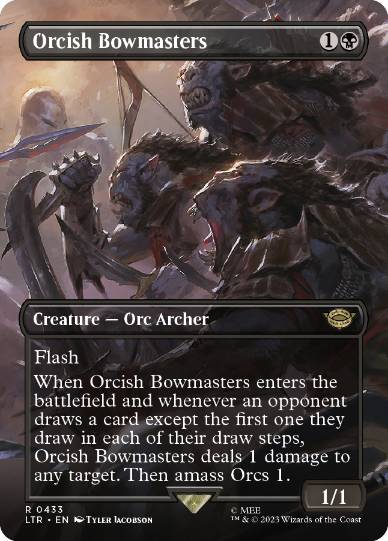 [433]【EN】■ボーダーレス■オークの弓使い/Orcish Bowmasters【LTR】[R][黒]