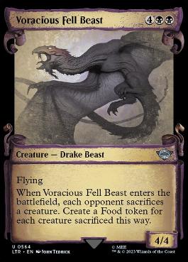 [564]【EN】■ショーケース■貪欲なる忌まわしき獣/Voracious Fell Beast【LTR】[U][黒]