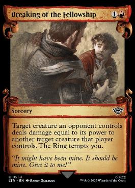 [568]【EN】■ショーケース■旅の仲間の断絶/Breaking of the Fellowship【LTR】[C][赤]