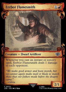 [573]【EN】■ショーケース■エレボール山の炎鍛冶/Erebor Flamesmith【LTR】[C][赤]