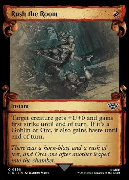 [598]【EN】■ショーケース■部屋への急襲/Rush the Room【LTR】[C][赤]