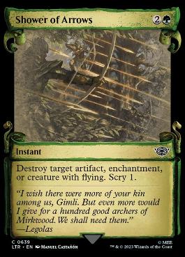 [639]【EN】■ショーケース■矢の雨/Shower of Arrows【LTR】[C][緑]