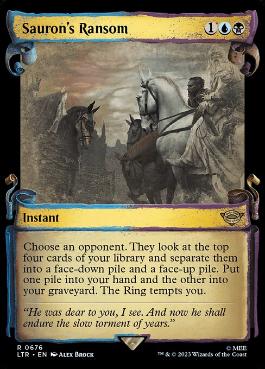 [676]【EN】■ショーケース■サウロンの交換条件/Sauron's Ransom【LTR】[R][多色]