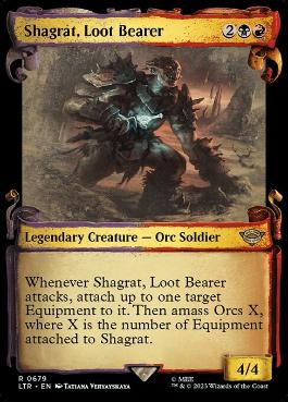 [679]【EN】■ショーケース■戦利品運び、シャグラト/Shagrat, Loot Bearer【LTR】[R][多色]