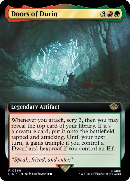 [368]【EN】■拡張アート■ドゥリンの扉/Doors of Durin【LTR】[R][多色]