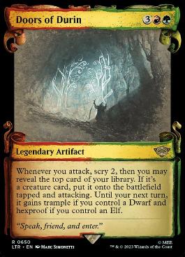 [650]【EN】■ショーケース■ドゥリンの扉/Doors of Durin【LTR】[R][多色]