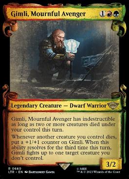 [660]【EN】■ショーケース■死を悼む復讐者、ギムリ/Gimli, Mournful Avenger【LTR】[R][多色]