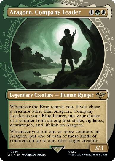 [316]【EN】■ショーケース■一行のリーダー、アラゴルン/Aragorn, Company Leader【LTR】[R][多色]