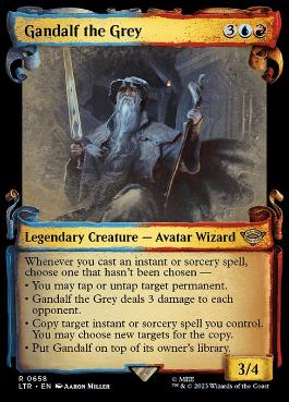 [658]【EN】■ショーケース■灰色のガンダルフ/Gandalf the Grey【LTR】[R][多色]