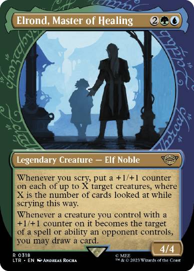 [318]【EN】■ショーケース■医術の大家、エルロンド/Elrond, Master of Healing【LTR】[R][多色]