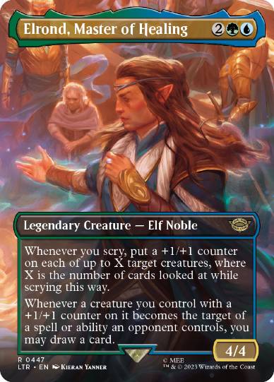 [447]【EN】■ボーダーレス■医術の大家、エルロンド/Elrond, Master of Healing【LTR】[R][多色]