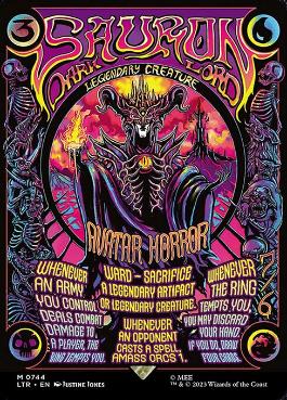 [744]【EN】■ボーダーレス■冥王、サウロン/Sauron, the Dark Lord【LTR】[M][多色]