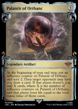[698]【EN】■ショーケース■オルサンクのパランティール/Palantír of Orthanc【LTR】[M][茶]