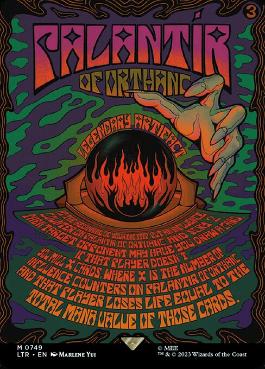 [749]【EN】■ボーダーレス■オルサンクのパランティール/Palantír of Orthanc【LTR】[M][茶]