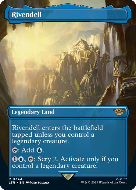 [344]【EN】■ボーダーレス■裂け谷/Rivendell【LTR】[R][土地]