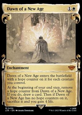 [456]【EN】【銀幕FOIL】■ショーケース■新たなる紀の始まり/Dawn of a New Age【LTR】[M][白]