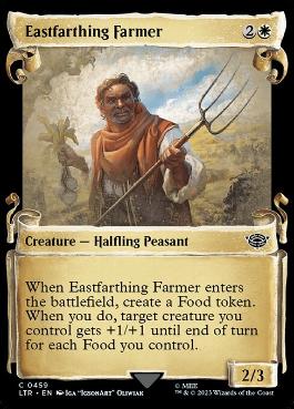 [459]【EN】【銀幕FOIL】■ショーケース■東四が一の庄の農夫/Eastfarthing Farmer【LTR】[C][白]