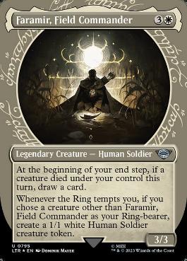 [795]【EN】【サージFOIL】■ショーケース■野戦指揮官、ファラミア/Faramir, Field Commander【LTR】[U][白]