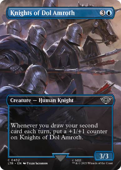 [432]【EN】【FOIL】■ボーダーレス■ドル・アムロスの騎士/Knights of Dol Amroth【LTR】[C][青]