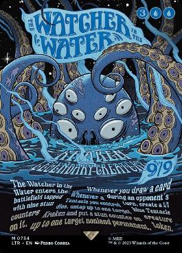[734]【EN】【FOIL】■ボーダーレス■水中の監視者/The Watcher in the Water【LTR】[M][青]