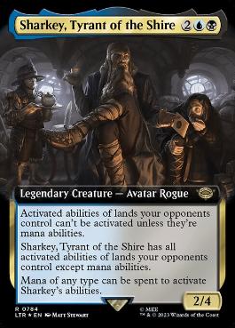 [784]【EN】【サージFOIL】■拡張アート■ホビット庄の圧制者、シャーキー/Sharkey, Tyrant of the Shire【LTR】[R][多色]